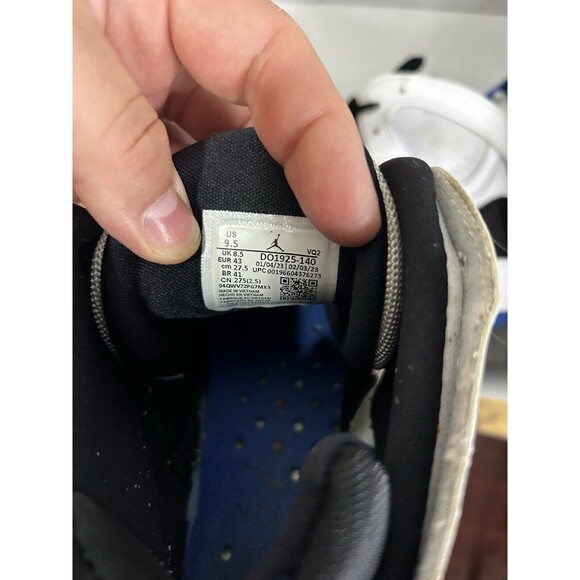 Size 9.5 - Jordan Jumpman Two Trey Concord Royal With Original Box - Picture 7 of 8